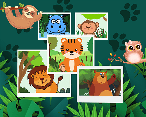 Wild Animals Flashcards (Vahşi Hayvanlar Resimli Kelime Kartları) - Görsel 2