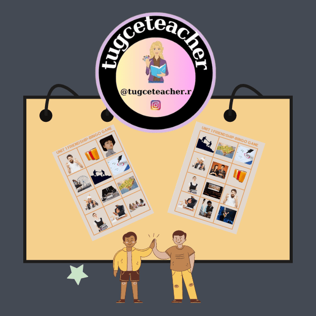 LGS 8. Sınıf 1. Ünite Friendship (Bingo Oyun Kartları) - Görsel 4