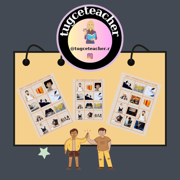 LGS 8. Sınıf 1. Ünite Friendship (Bingo Oyun Kartları) - Görsel 2