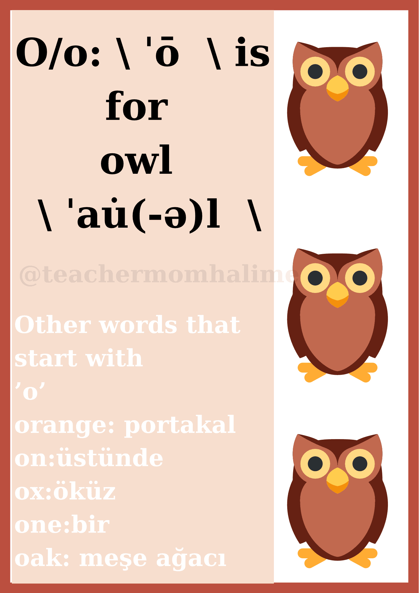 İngilizce Harfleri Öğren (English Alphabet Flashcards) - Görsel 3