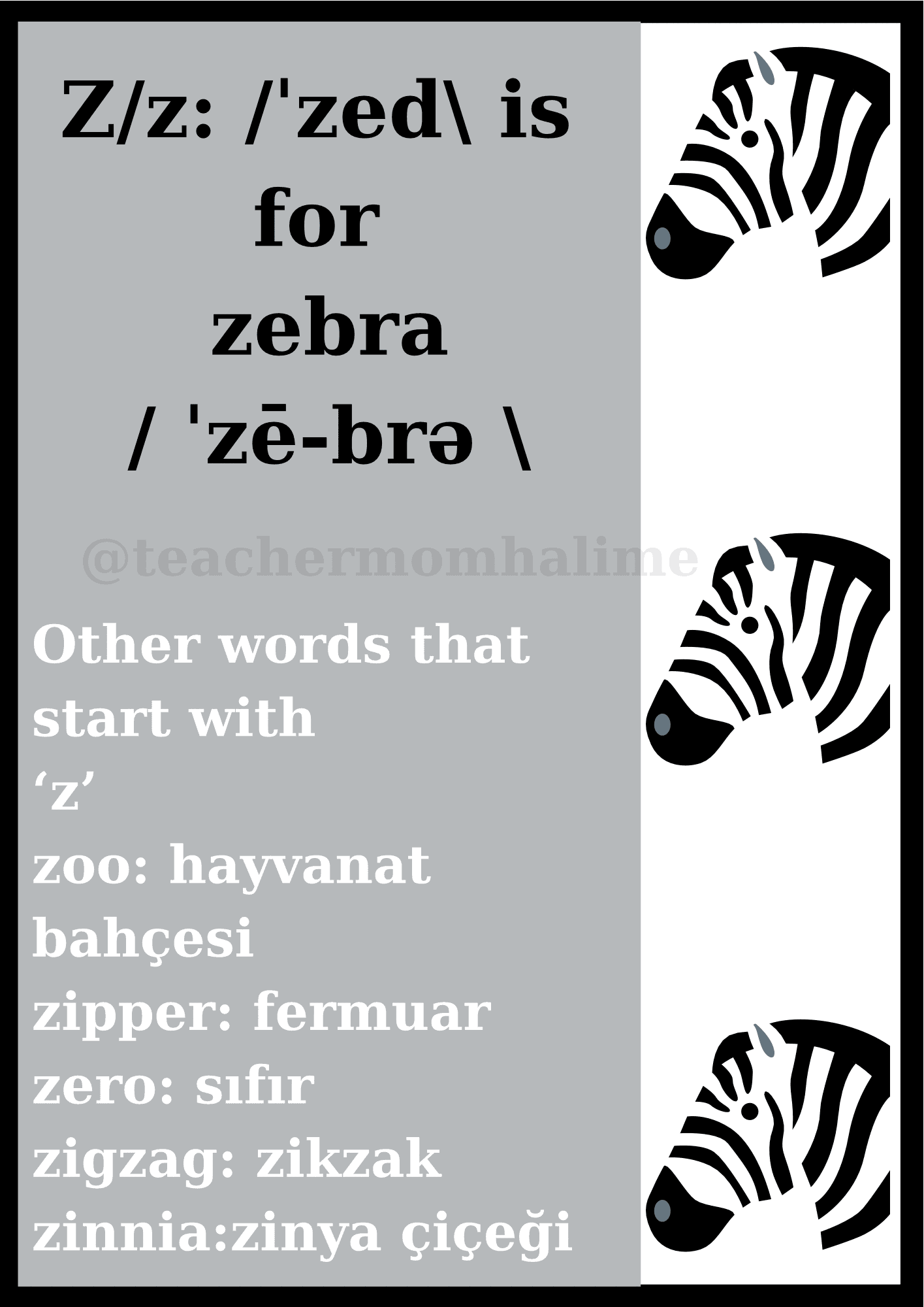 İngilizce Harfleri Öğren (English Alphabet Flashcards) - Görsel 4