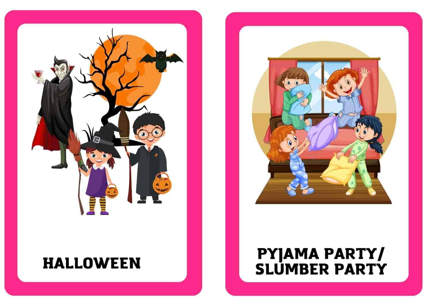 7. Sınıf 6.Ünite - Celebrations - Resimli Kelime Kartları - Ürün Görseli 4