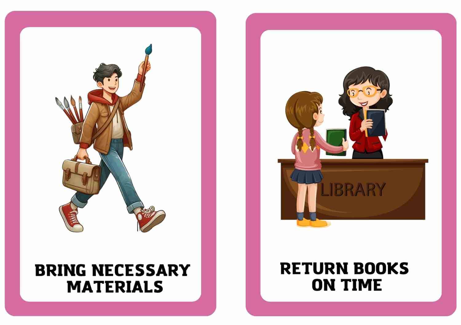 LGS Resimli Kelime Kartları 8. Sınıf 8. Ünite Chores - Görsel 6