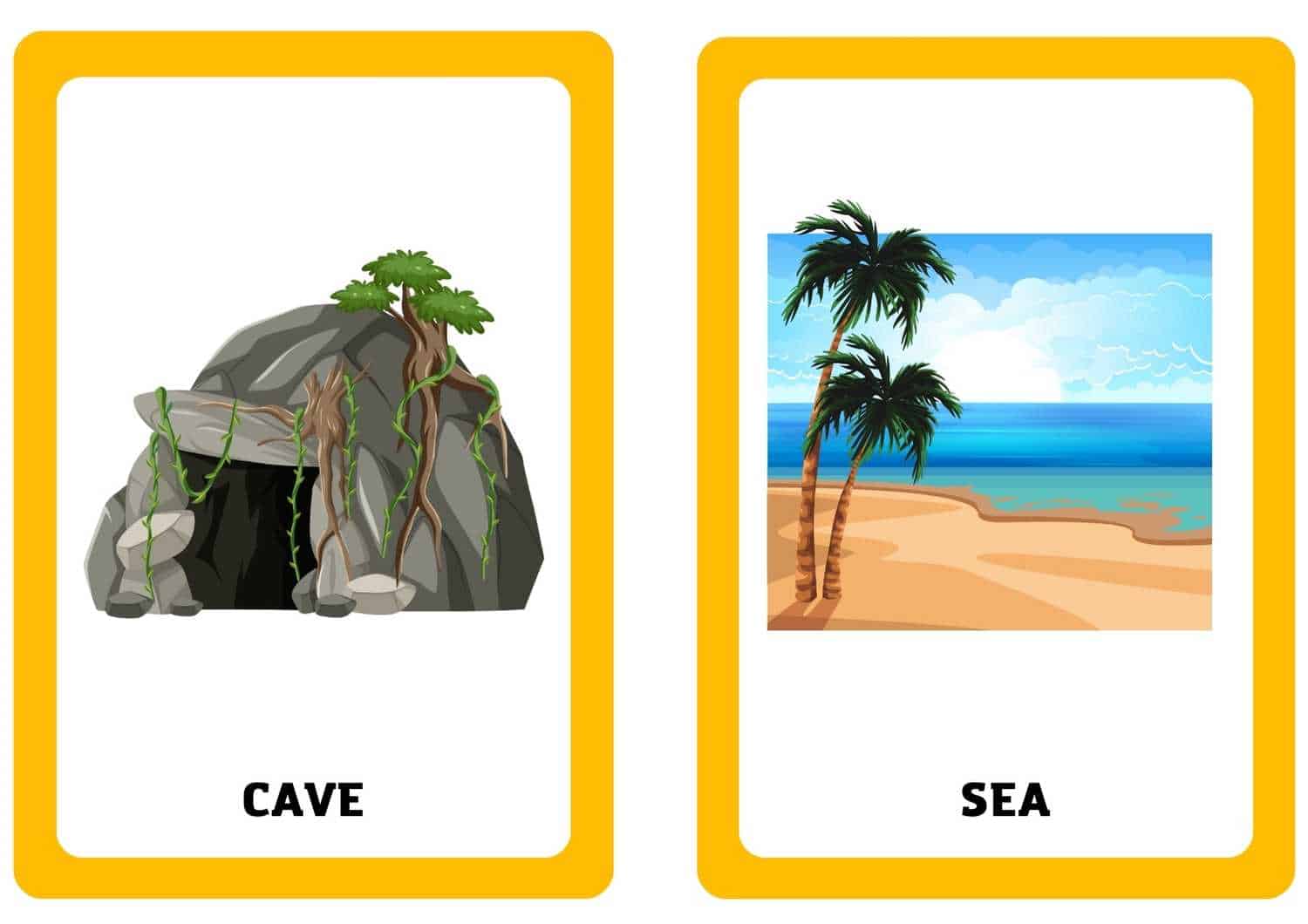 3. Sınıf 10.Ünite Nature Resimli Kelime Kartları - Görsel 6