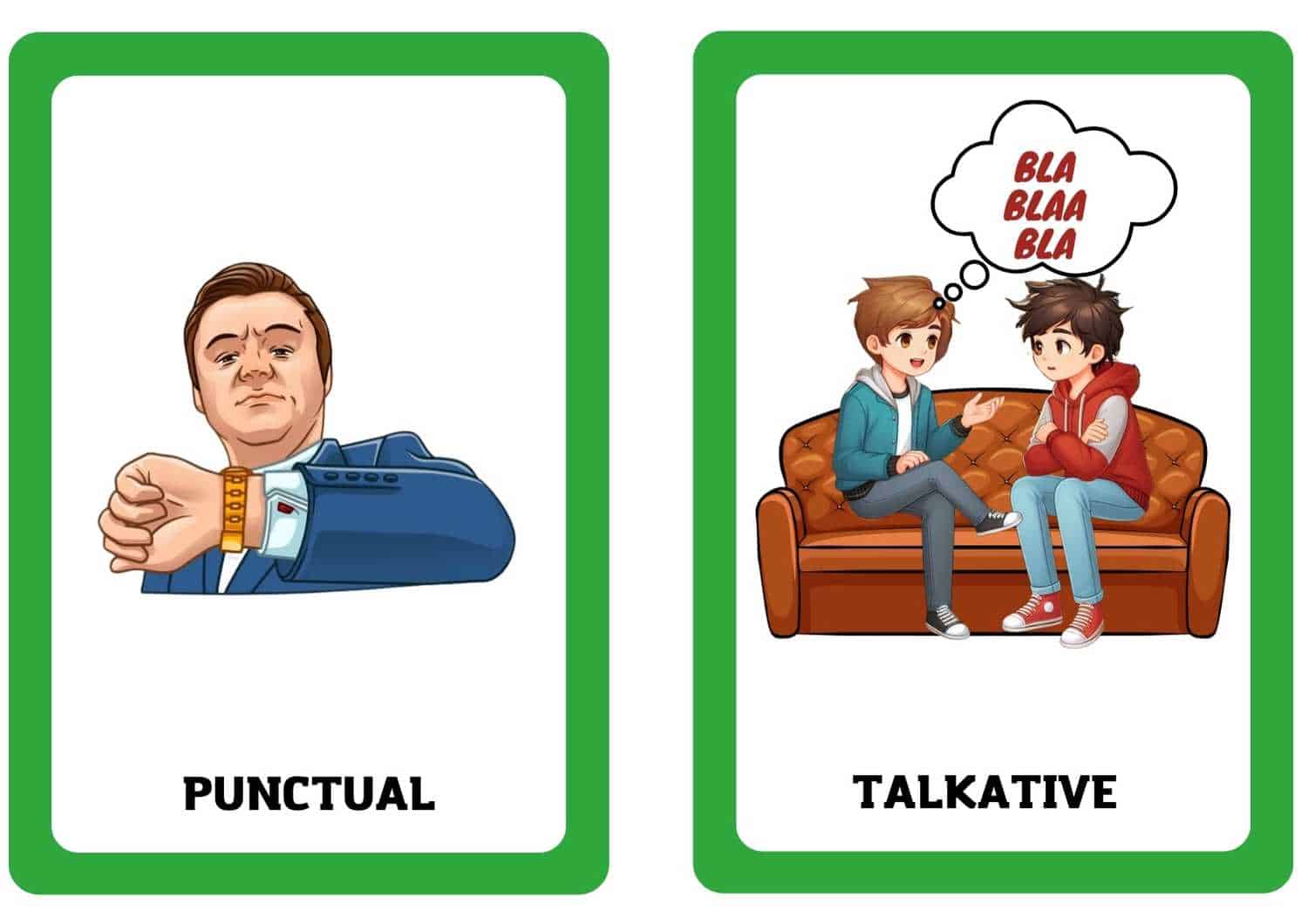 7. Sınıf 1. Ünite - Appearance And Personality Resimli Kelime Kartları - Görsel 4